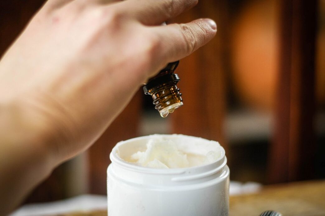 Do not add essential oils to a large amount of cream at once - preferably one serving at a time