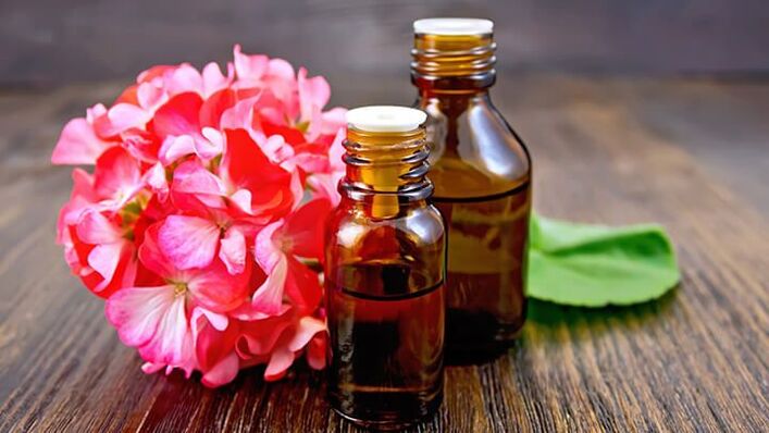 Epidermal cells renew faster with the help of geranium ether