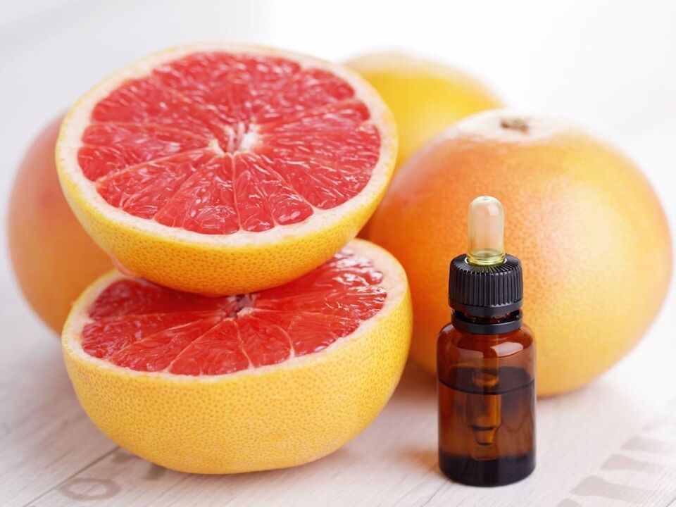 Grapefruit Oil for Rejuvenation, Whitening and Disinfection of Facial Skin