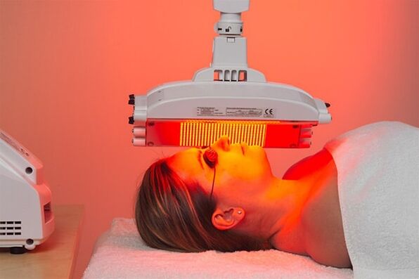 Light therapy with hardware therapy to prevent the first signs of aging